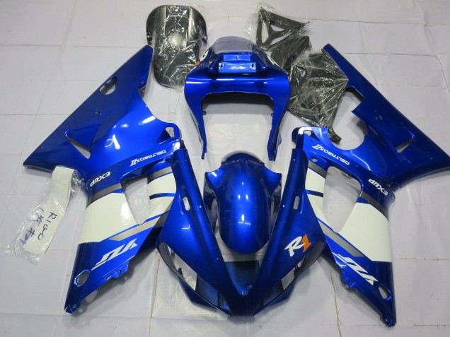 00-01 Bleu & Blanc R1 Carénage Moto 00-01 Bleu & Blanc R1 Carénage Moto