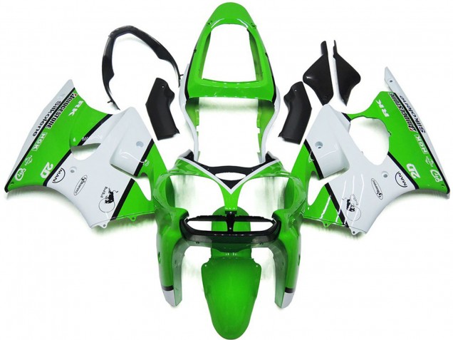 00-02 Kit Gloss Vert Clair ZX6R Carénage Moto