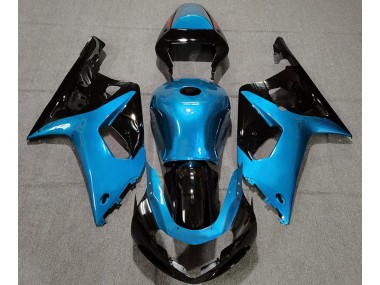 01-03 Bleu Clair Brillant & Noir GSXR 600-750 Carénage Moto