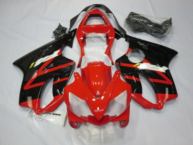 01-03 Noir Rouge & Jaune CBR600 F4i Carénage Moto 01-03 Noir Rouge & Jaune CBR600 F4i Carénage Moto