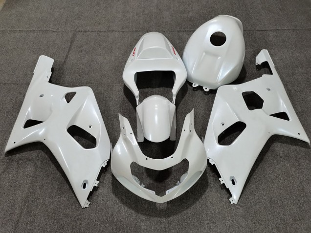 01-03 Perle Blanche GSXR 600-750 Carénage Moto 01-03 Perle Blanche GSXR 600-750 Carénage Moto