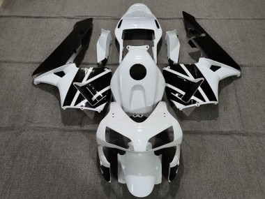 03-04 Blanc Nacré & Noir CBR600RR Carénage Moto