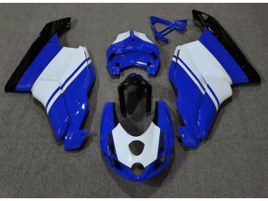 03-04 Bleu Brillant & Blanc Ducati 749 999 Carénage Moto