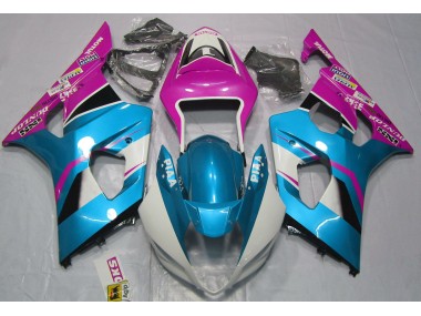 03-04 Bleu Brillant & Noir Mat GSXR 1000 Carénage Moto