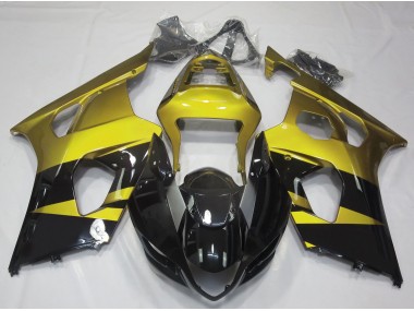 03-04 Jaune Brillant & Noir GSXR 1000 Carénage Moto