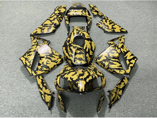 03-04 Jaune Camouflage CBR600RR Carénage Moto 03-04 Jaune Camouflage CBR600RR Carénage Moto