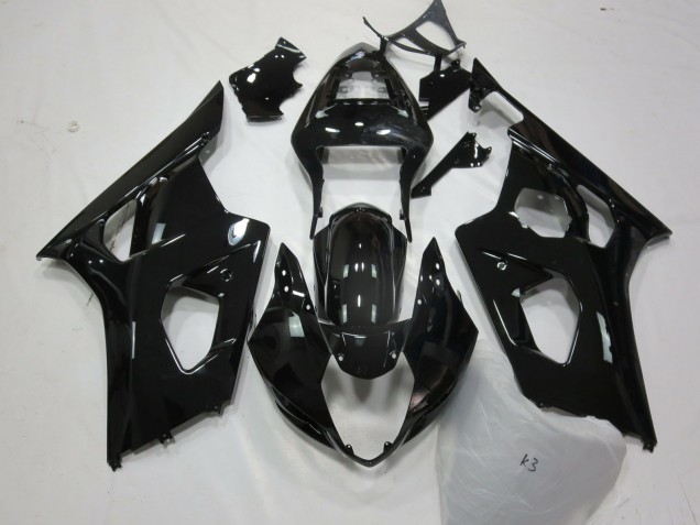 03-04 Noir Brillant GSXR 1000 Carénage Moto 03-04 Noir Brillant GSXR 1000 Carénage Moto