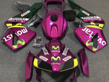 03-04 Rose Vif Movistar CBR600RR Carénage Moto