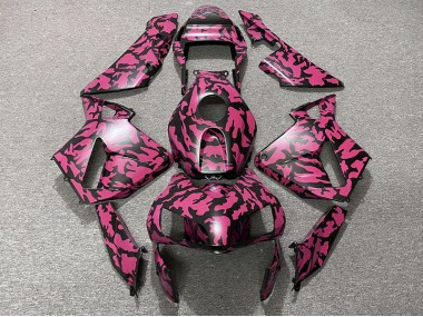 03-04 Rouge Camouflage CBR600RR Carénage Moto