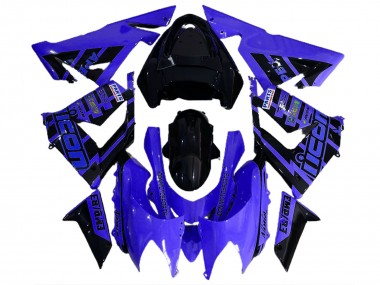 04-05 Bleu & Noir & Logos ZX10R Carénage Moto
