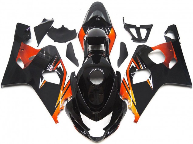 04-05 Bronze Orange OEM Style Personnalisé GSXR 600-750 Carénage Moto 04-05 Bronze Orange OEM Style Personnalisé GSXR 600-750 Carénage Moto