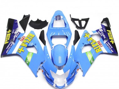 04-05 Style Bleu Clair Rizla GSXR 600-750 Carénage Moto