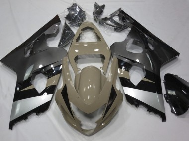 04-05 Tan Du Désert & Argent GSXR 600-750 Carénage Moto