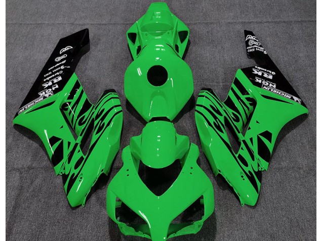 04-05 Vert Brillant Flamme CBR1000RR Carénage Moto 04-05 Vert Brillant Flamme CBR1000RR Carénage Moto