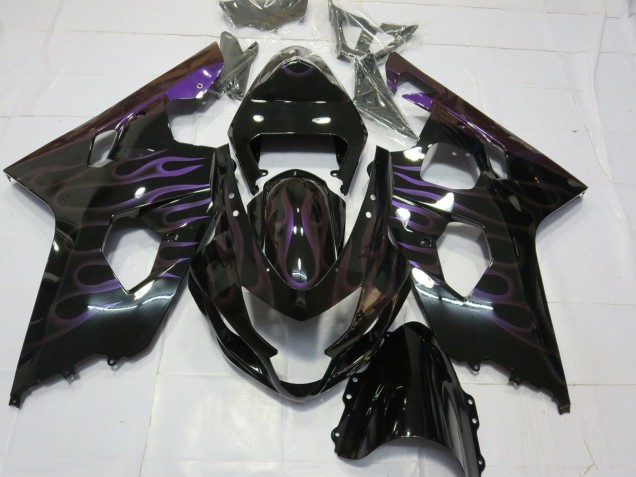 04-05 Violet Flamme GSXR 600-750 Carénage Moto