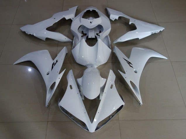 04-06 Blanc Brillant R1 Carénage Moto