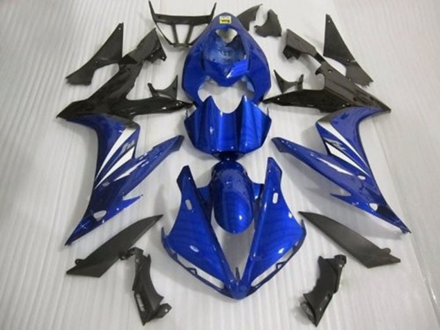 04-06 Style Brillant Bleu Noir & Blanc R1 Carénage Moto 04-06 Style Brillant Bleu Noir & Blanc R1 Carénage Moto