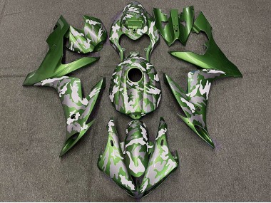 04-06 Vert Foncé Camouflage R1 Carénage Moto