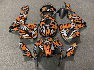 05-06 Camouflage & Orange CBR600RR Carénage Moto