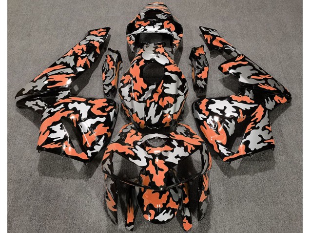 05-06 Camouflage & Orange Clair CBR600RR Carénage Moto 05-06 Camouflage & Orange Clair CBR600RR Carénage Moto