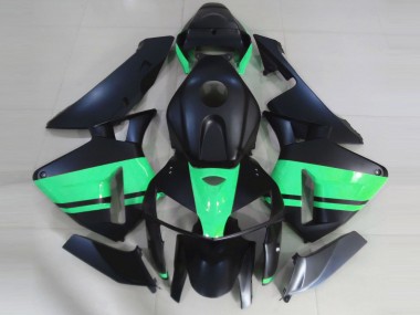 05-06 Noir Mat & Vert Spécial CBR600RR Carénage Moto