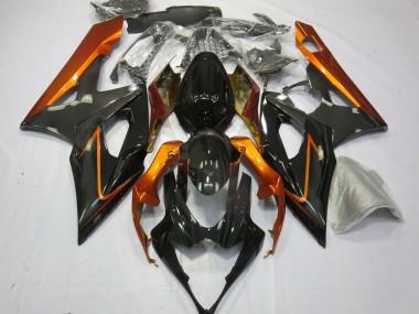 05-06 Orange Brûlé & Noir GSXR 1000 Carénage Moto