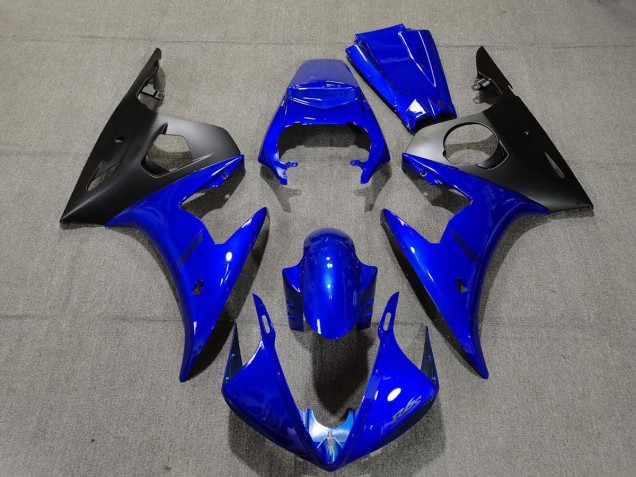 05 Bleu Brillant & Noir R6 Carénage Moto 05 Bleu Brillant & Noir R6 Carénage Moto