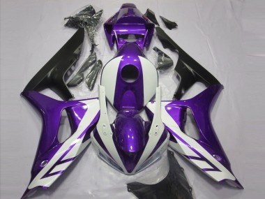 06-07 Blanc Brillant & Violet CBR1000RR Carénage Moto