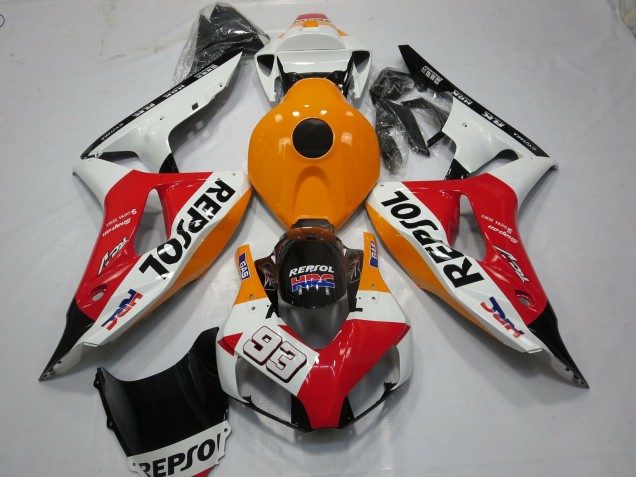 06-07 Blanc Repsol 93 CBR1000RR Carénage Moto 06-07 Blanc Repsol 93 CBR1000RR Carénage Moto