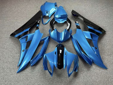 06-07 Bleu Ciel & Noir R6 Carénage Moto