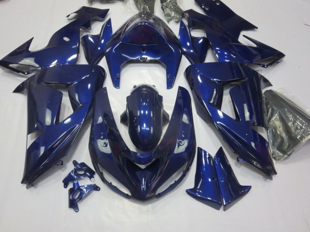06-07 Bleu Profond ZX10R Carénage Moto 06-07 Bleu Profond ZX10R Carénage Moto