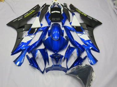 06-07 Depp Bleu Avec Décalcomanie Jaune R6 Carénage Moto