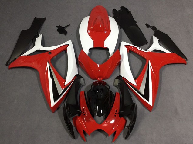 06-07 Modèle Rouge GSXR 600-750 Carénage Moto