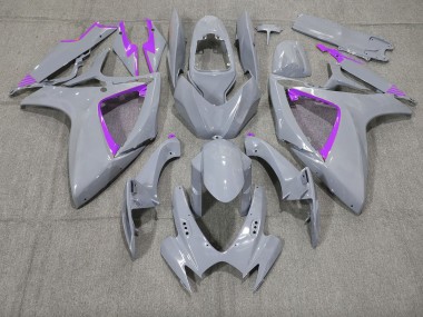 06-07 Nardo & Garniture Violette GSXR 600-750 Carénage Moto