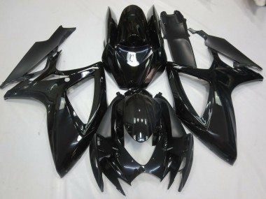 06-07 Noir Brillant GSXR 600-750 Carénage Moto