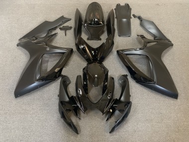06-07 Noir Brillant & Mat GSXR 600-750 Carénage Moto