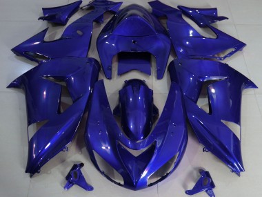 06-07 Plaine Bleu Profond ZX10R Carénage Moto