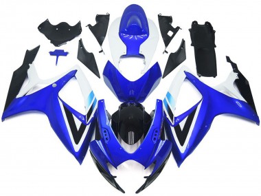 06-07 Style Bleu Profond & Bleu Clair OEM GSXR 600-750 Carénage Moto