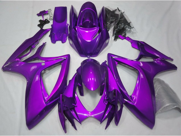 06-07 Violet Brillant Uni GSXR 600-750 Carénage Moto 06-07 Violet Brillant Uni GSXR 600-750 Carénage Moto
