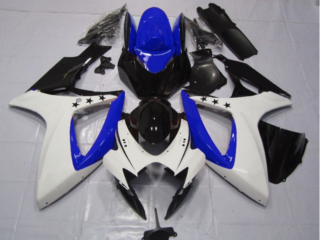 06-07 Étoile Bleu Foncé GSXR 600-750 Carénage Moto 06-07 Étoile Bleu Foncé GSXR 600-750 Carénage Moto
