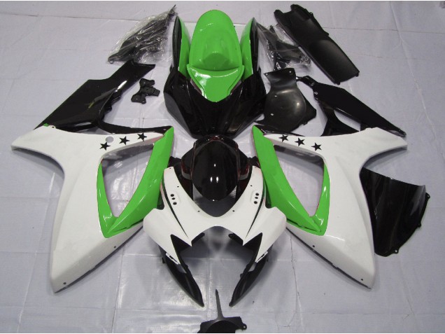 06-07 Étoile Verte GSXR 600-750 Carénage Moto