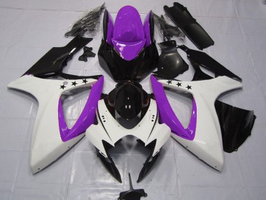06-07 Étoile Violette GSXR 600-750 Carénage Moto