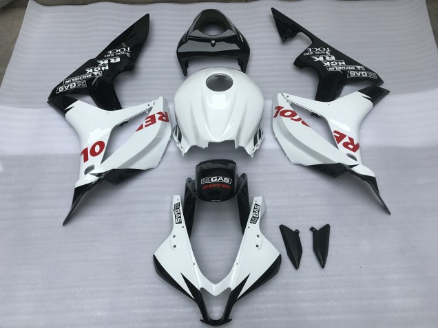 07-08 Blanc Brillant & Rouge Repsol CBR600RR Carénage Moto 07-08 Blanc Brillant & Rouge Repsol CBR600RR Carénage Moto