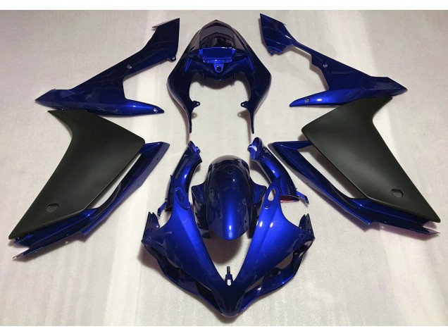 07-08 Bleu Brillant & Noir R1 Carénage Moto 07-08 Bleu Brillant & Noir R1 Carénage Moto