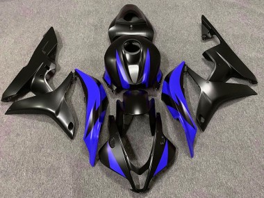 07-08 Design Noir Mat & Bleu CBR600RR Carénage Moto