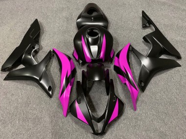 07-08 Design Noir Mat & Rose CBR600RR Carénage Moto