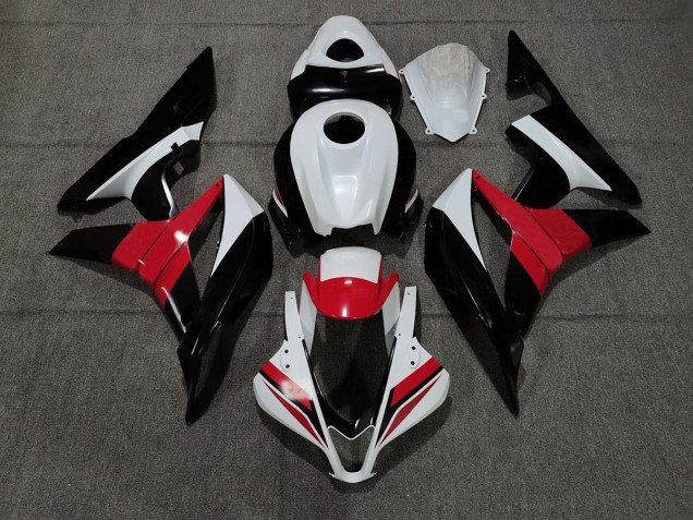 07-08 Noir Blanc & Rouge CBR600RR Carénage Moto