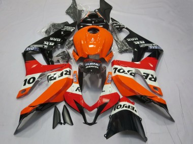 07-08 Orange Vif Repsol CBR600RR Carénage Moto