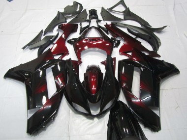 07-08 Rouge Foncé ZX6R Carénage Moto