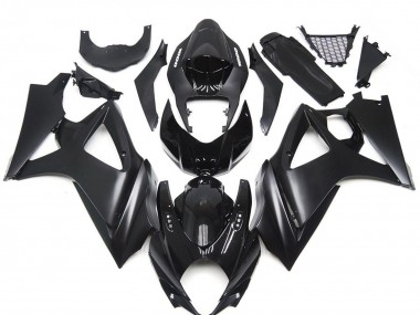 07-08 Slick Noir Mat Personnalisé GSXR 1000 Carénage Moto